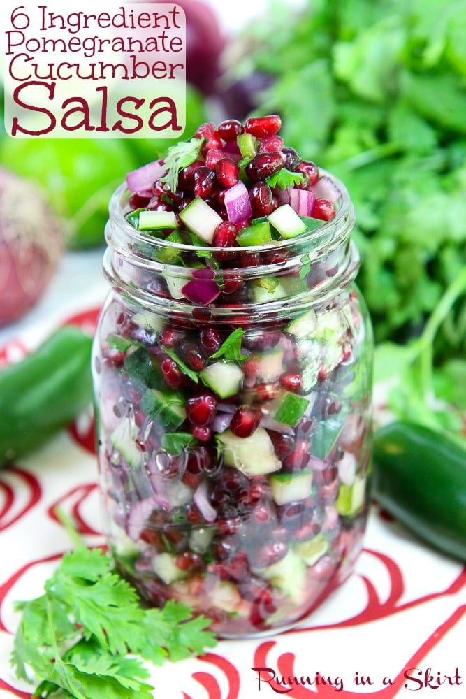 pomegranate cucumber salsa recipe