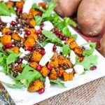 sweet potato lentil feta salad recipe