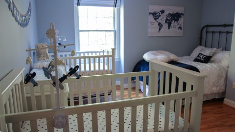 twins aviation themed nursery