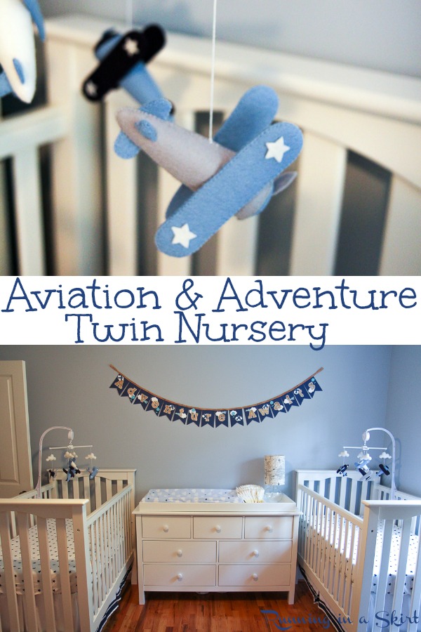 The Twins Aviation Themed Nursery via @juliewunder