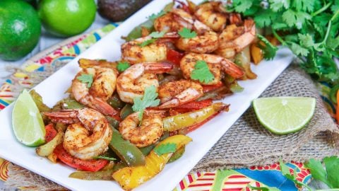 easy sheet pan shrimp fajitas recipe