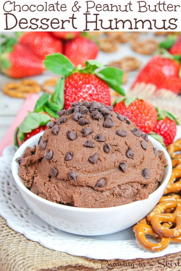 Chocolate Dessert Hummus recipe with Peanut Butter « Running in a Skirt