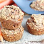 Applesauce Healthy Carrot Cake Muffins recipe