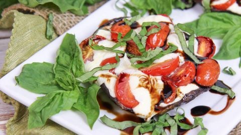 Caprese Stuffed Portobello Mushrooms recipe