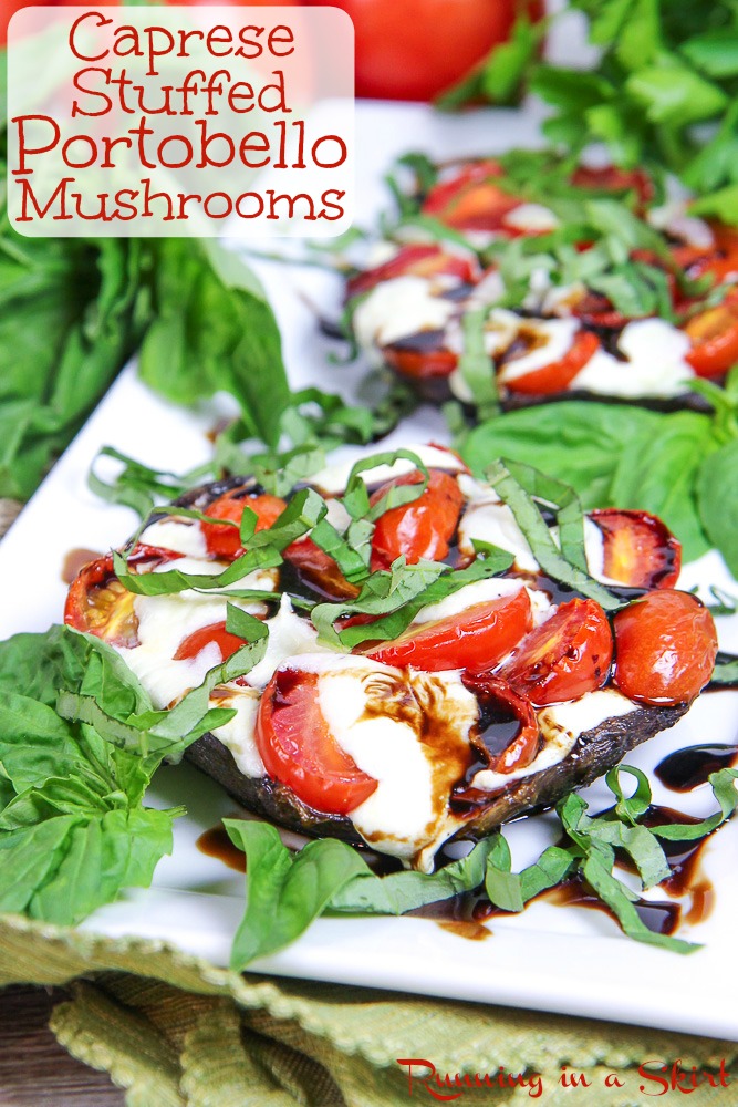 Caprese Stuffed Portobello Mushrooms recipe