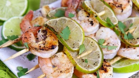 Honey Lime Shrimp Skewers recipe