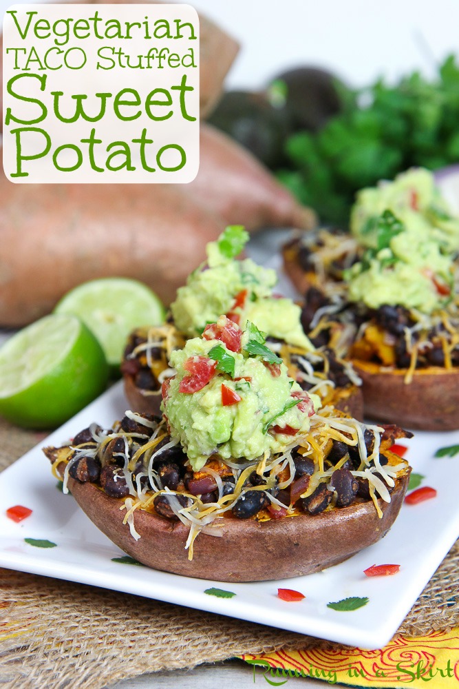 Vegan Taco Stuffed Sweet Potato recipe