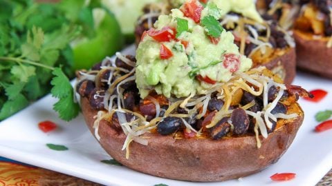 Vegan Taco Stuffed Sweet Potato recipe