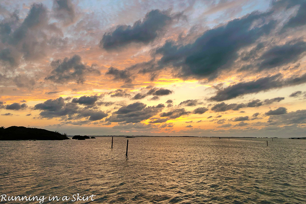 What to do in Hope Town Bahamas - watch the sunset.