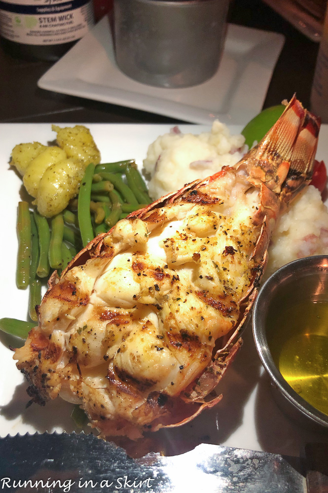 Lobster at the Abaco Inn.