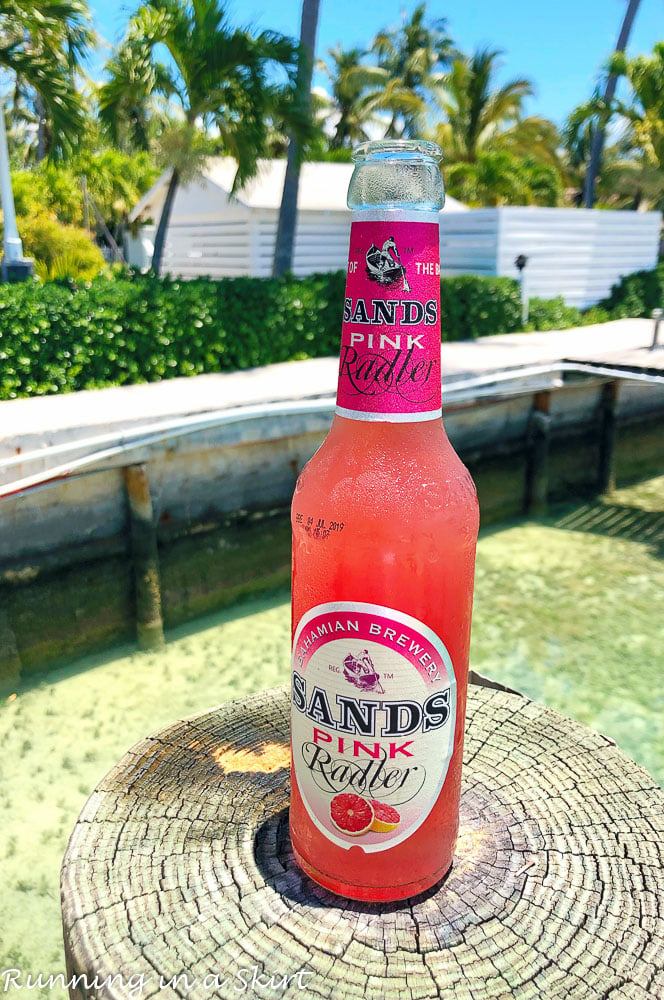 Pink Sands Beer at Dock and Dine