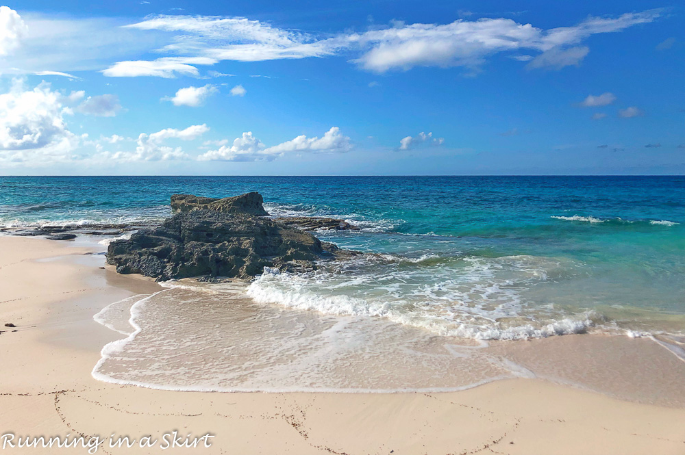 Beach at Nippers in the Abacos.