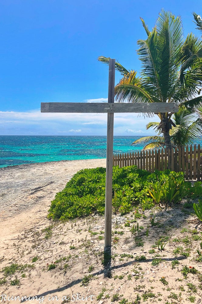 Cross at Hopetown Bahamas.