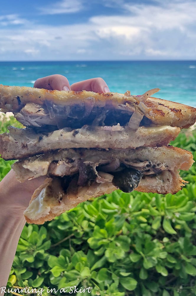 Fish Melt at On Da Beach Elbow Cay Hopetown Bahamas.