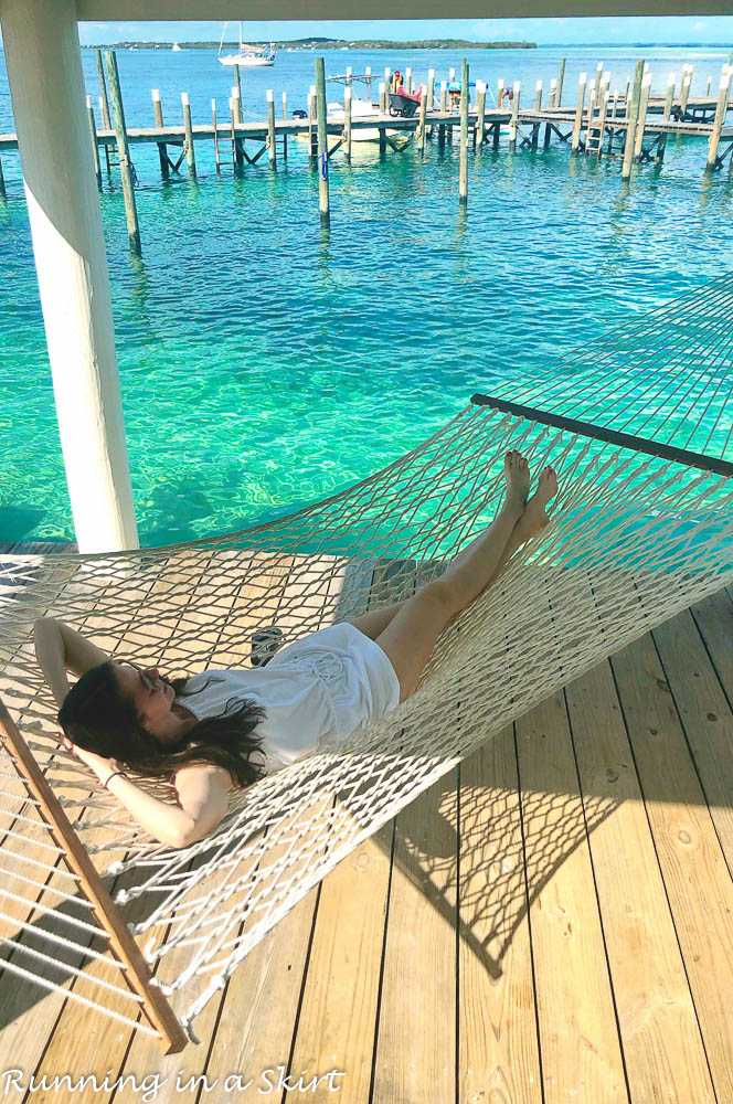 What to do in Hope Town Bahamas hammock at firefly resort.