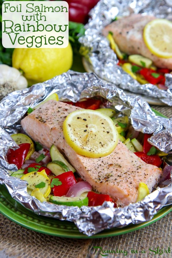 Healthy Salmon Foil Packets with Vegetables « Running in a Skirt