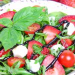 Copycat Panera Strawberry Caprese Salad recipe-