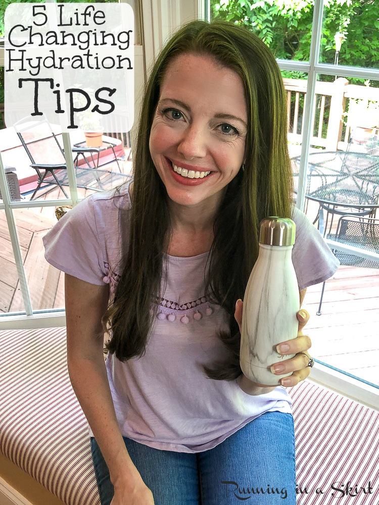 5 Life Changing Hydration Tips - start your own healthy habits to actually drink more water in summer. Includes life hacks and simple routines to make it part of your routine. / Running in a Skirt #AD #PrimoEffect #DrinkBig #DrinkHealthy #HealthyLiving #Water via @juliewunder