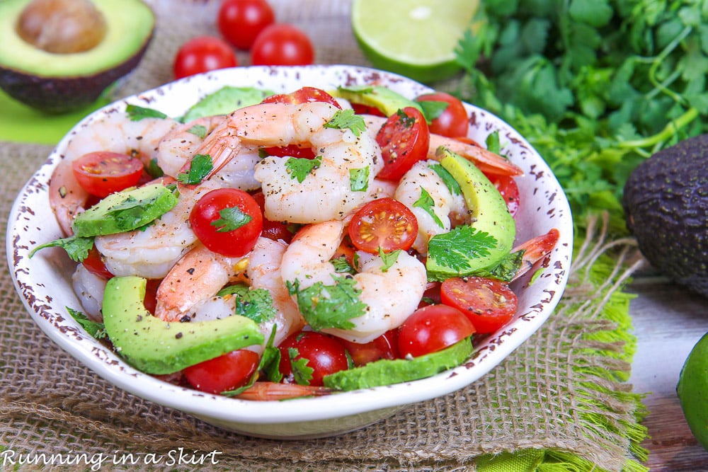 Shrimp Avocado Lime Salad recipe