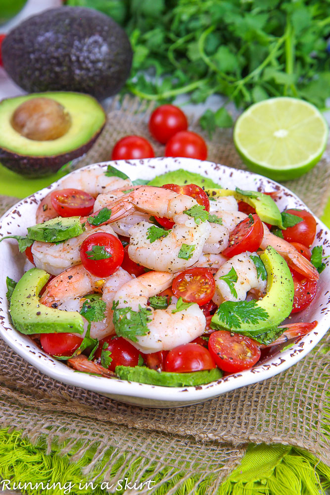 Shrimp Avocado Lime Salad recipe