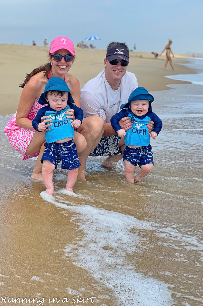 Family on Fenwick Island beaches.