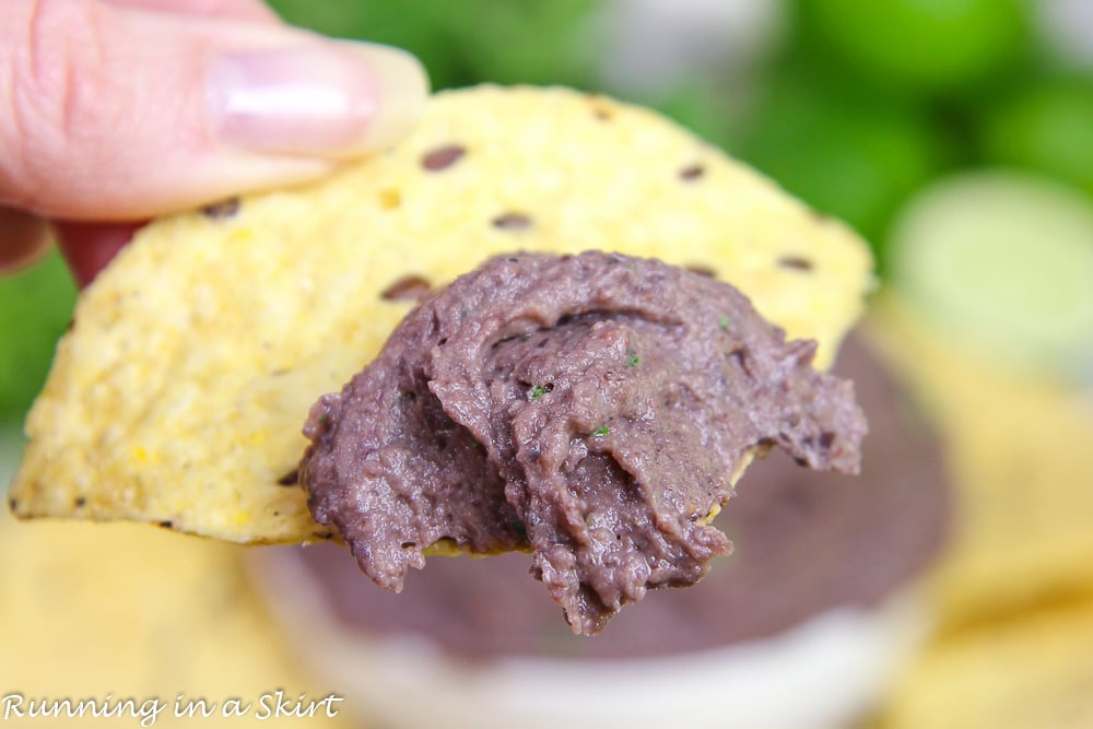 Healthy Black Bean Dip recipe