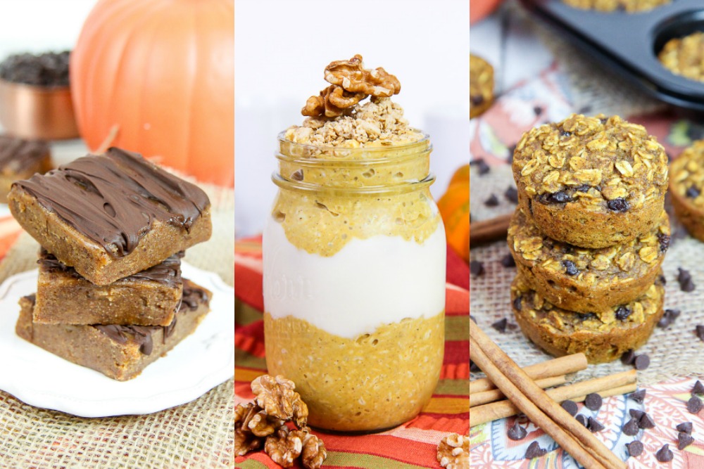 Healthy Pumpkin recipes for fall 