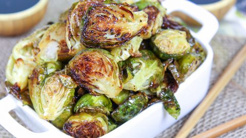 Roasted Teriyaki Brussels Sprouts recipe