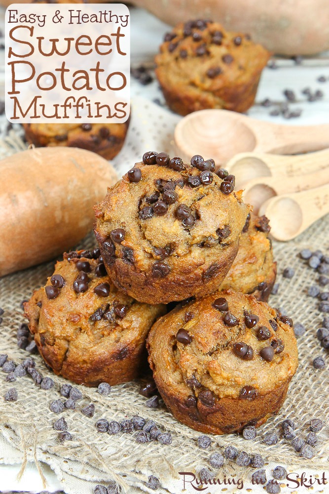 Sweet Potato Muffins Pinterest pin.