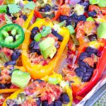 Vegetarian Mini Bell Pepper Nachos recipe