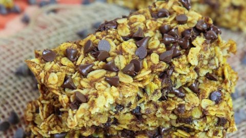 Pumpkin Oatmeal Chocolate Chip Bars recipe