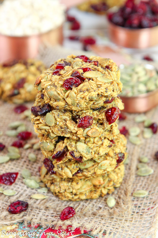 Pumpkin Superfood Breakfast Cookies