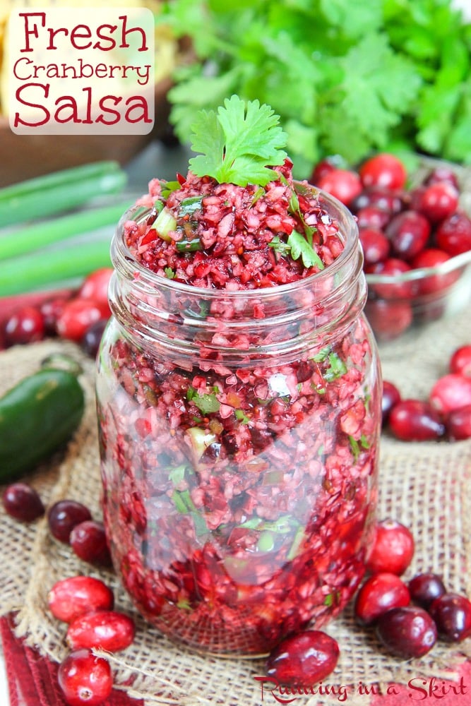 Cranberry Salsa Pinterest Pin