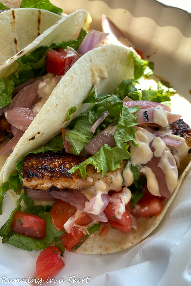 Places to Eat on Sanibel - Turtle's Tiki Bar Fish Tacos