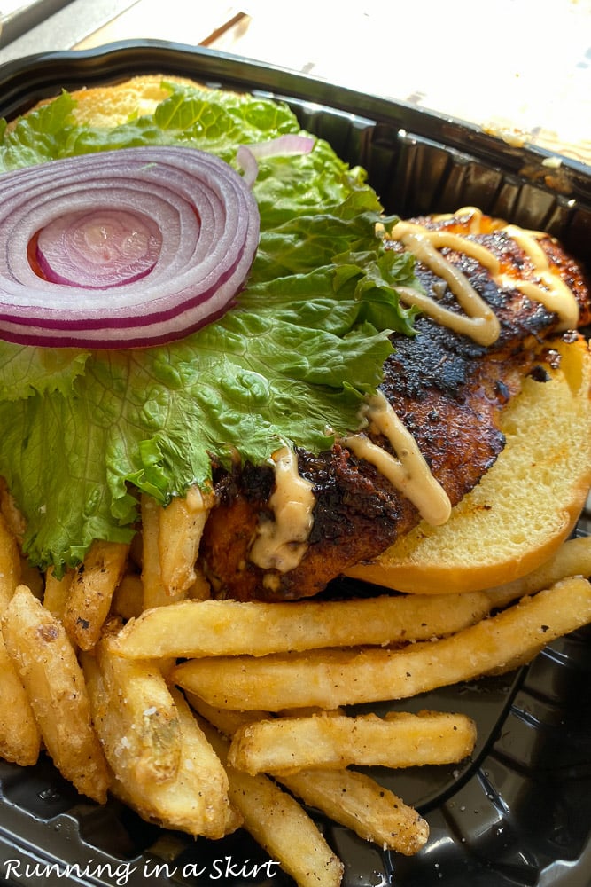 Turtle's Tiki Bar Fish Sandwich