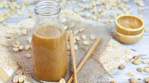 Healthy Thai Peanut Salad Dressing recipe