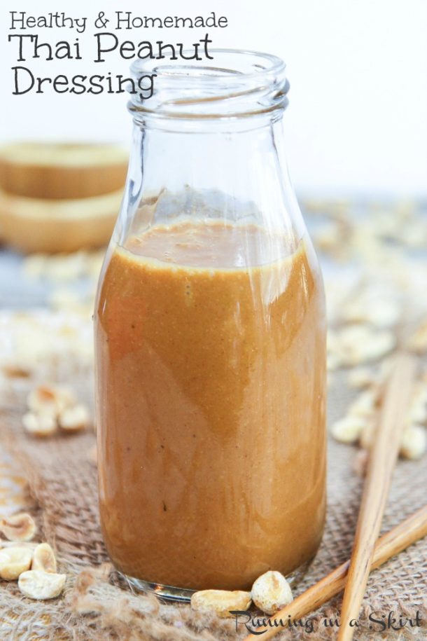 Creamy & Healthy Thai Peanut Salad Dressing « Running in a Skirt