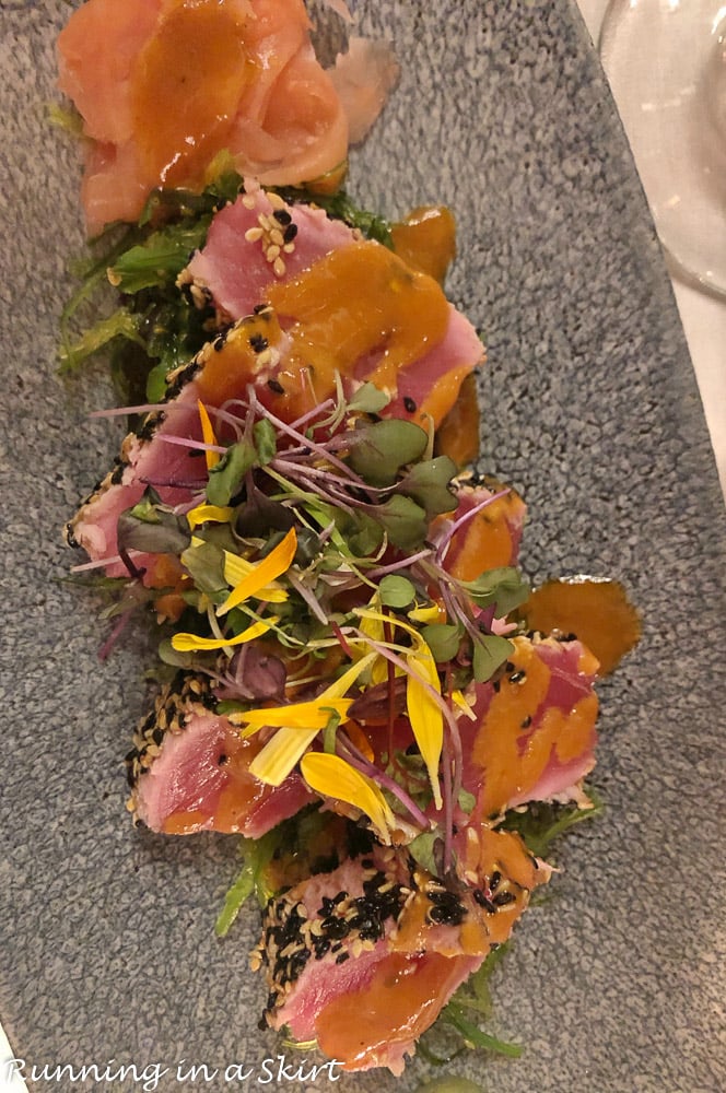 Thistle Lodge Tuna Appetizer