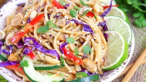 Vegan Thai Peanut Noodle Salad recipe