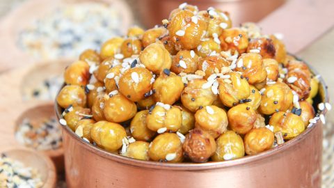 Roasted Everything Bagel Chickpeas recipe