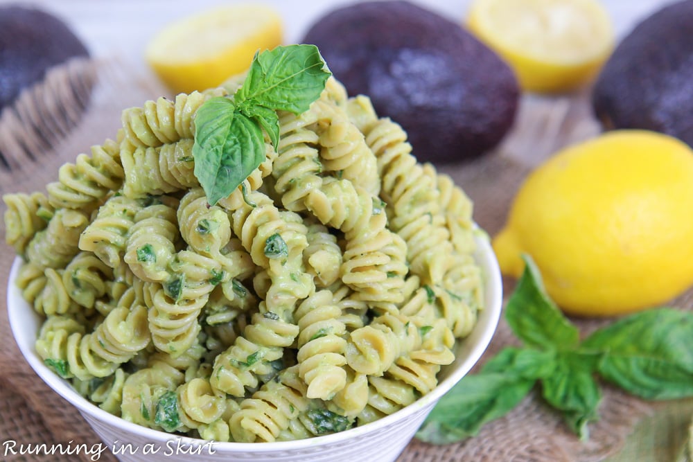 Bowl of pasta for dinner.