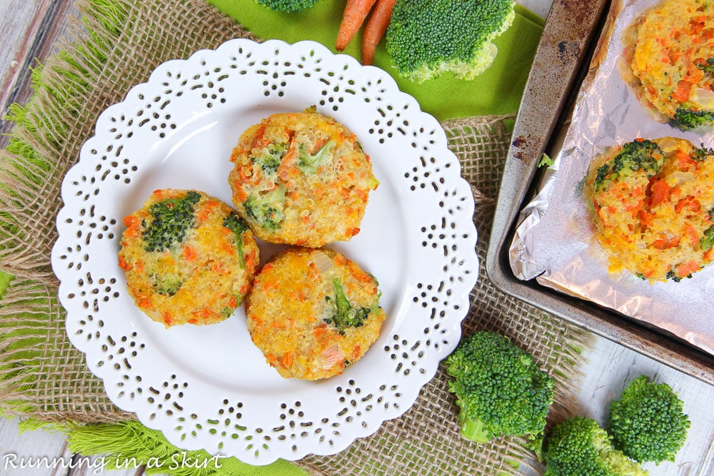 Vegetarian made from scratch lunch idea on a plate.