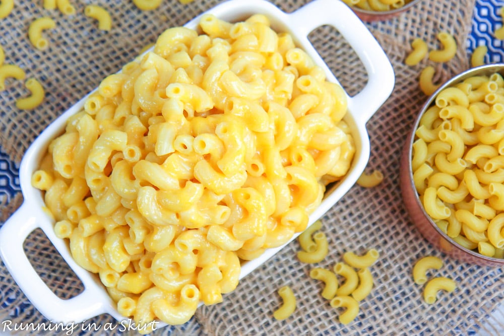 Mac and Cheese made with greek yogurt