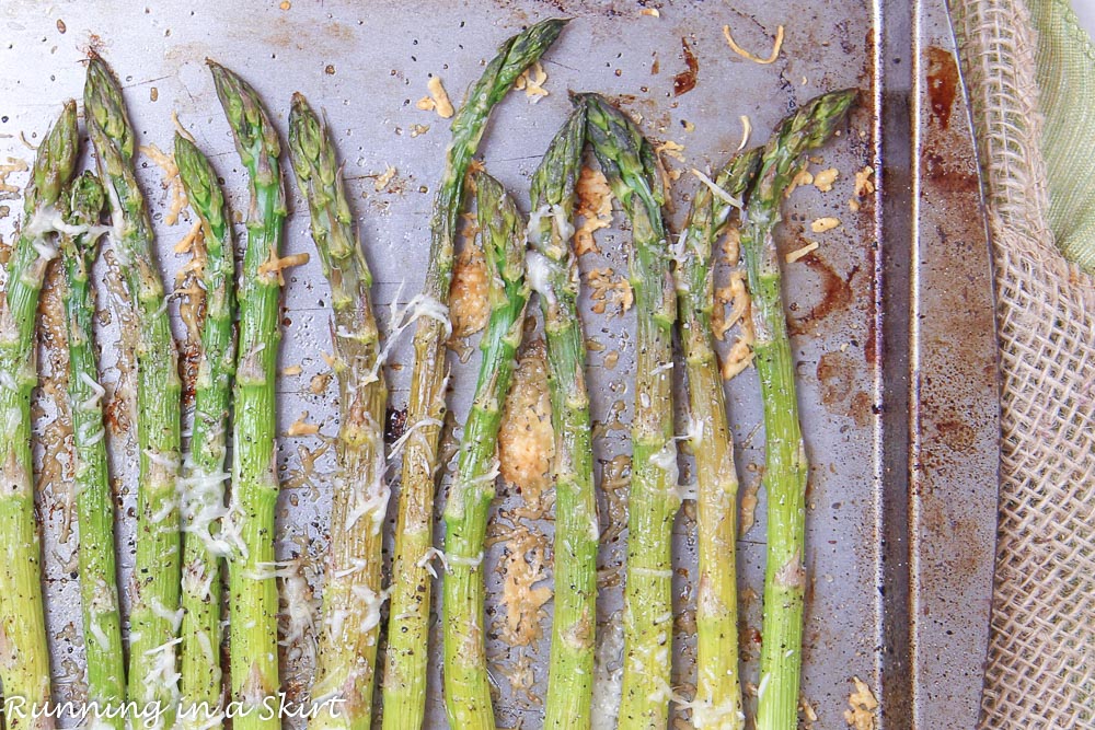 Easy Oven Roasted Asparagus on a sheet pan