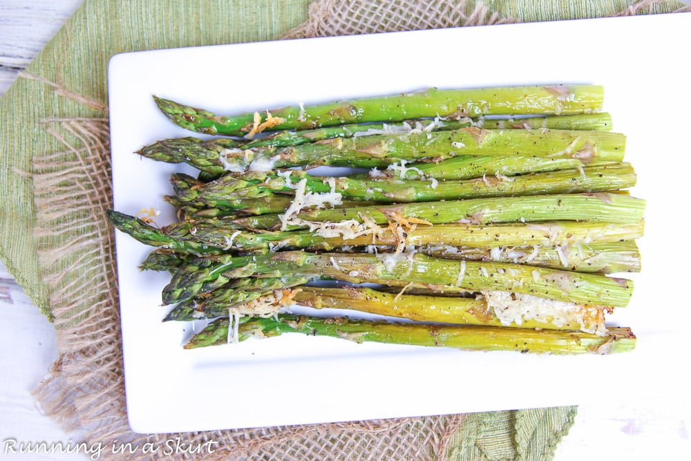 Garlic Parmesan Oven Roasted Asparagus recipe