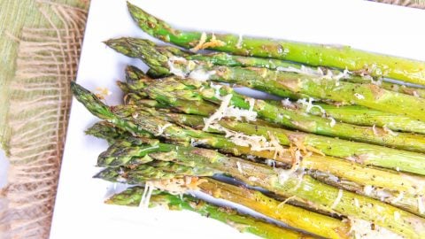 Garlic Parmesan Oven Roasted Asparagus recipe