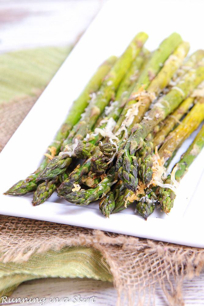 Garlic Parmesan Oven Roasted Asparagus recipe