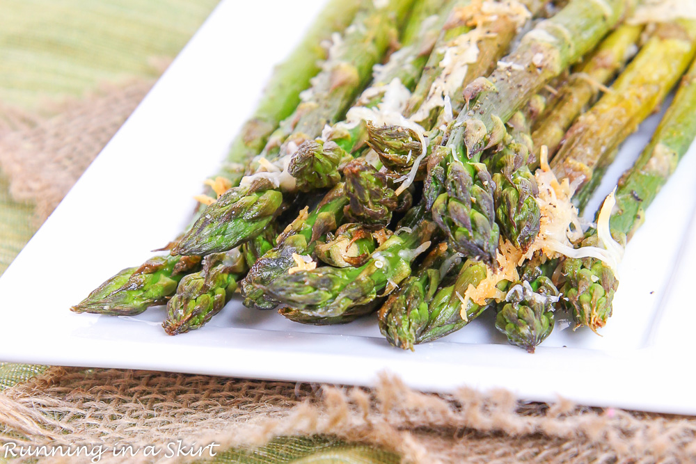 Garlic Parmesan Oven Roasted Asparagus recipe