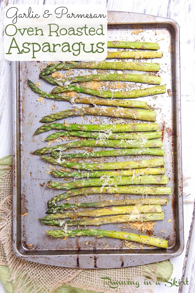 Garlic Parmesan Oven Roasted Asparagus recipe