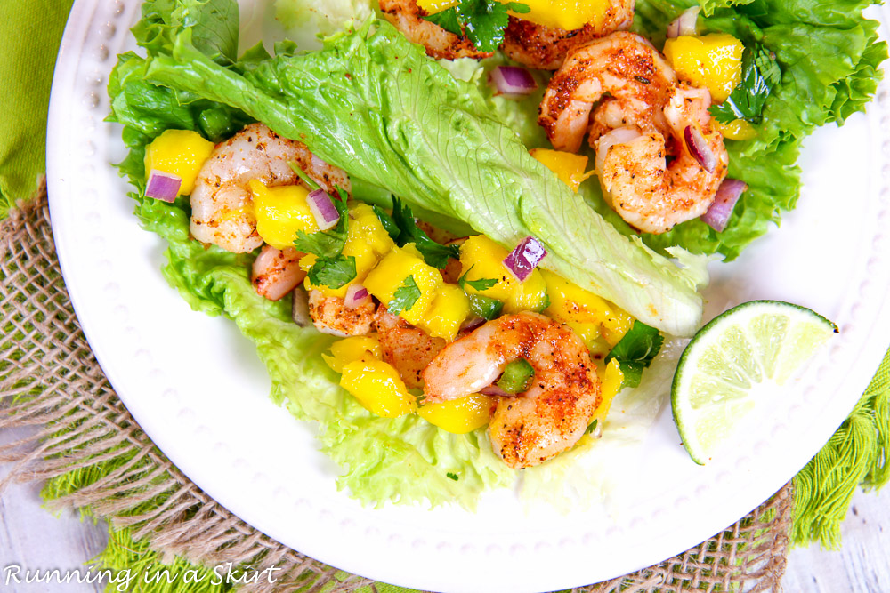 Lettuce Wrap Shrimp Tacos recipe
